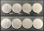 SÉRIE DE MOEDAS DE 1 CENTAVO ANO 1994-1995-1996 E 1997 EM BÉLISSIMO ESTADO DE CONSERVAÇÃO