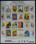 RARA FOLHA CRIANÇA E CIDADANIA RHM C 2051- 66 - Ano 1997 - Mini Folha - Catálogo Marca 160,00 EM ESTADO MINT DE CONSERVAÇÃO