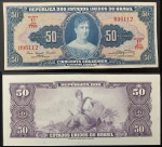 PRINCESA ISABEL - CEDULA CAT C 028 DO ANO 1961 VALOR DE CAT - R$ 65 REAIS CEDULA EM ESTADO FLOR DE ESTAMPA DE CONSERVAÇÃO!!