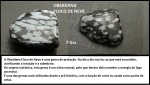 OBSIDIANA FLOCO DE NEVE - PEDRA VULCÂNICA BÉLISSIMA COM PONTOS BRANCOS AZULADOS UM SHOW   - BÉLISSIMA PEÇA DE COLEÇÃO