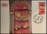 MAXIMO POSTAL LUBRAPEX 84 COM  CARIMBO COMEMORATIVO EM ESTADO MINT DE CONSERVAÇÃO