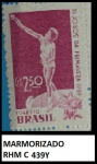 MARMORIZADO - SELO RHM C 439 Y EM ESTADO MINT DE CONSERVAÇÃO