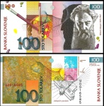 Slovenia Eslovênia - CEDULA DE  100 Tolarjev DO ANO 1992 - CEDULA EM ESTADO FLOR DE ESTAMPA DE CONSERVAÇÃO