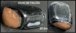 OLHO DE FALCÃO  - PEDRA BÉLISSIMA  COM CORES INTENSAS  ENTRE O NEGRO MARCANTE E O CARAMELO  SEDOSO   - BÉLISSIMA PEÇA DE COLEÇÃO!!!