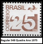 ESCASSO SELO RHM 548 DO ANO 1975 EM ESTADO MINT DE CONSERVAÇÃO