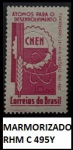 MARMORIZADO - SELO RHM C 495 Y    - EM ESTADO MINT DE CONSERVAÇÃO