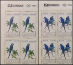 SÉRIE COMPLETA EM QUADRAS E EM  ESTADO MINT DE CONSERVAÇÃO DOS SELOS RHM C 1865 E1866  DO ANO 1993