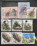 AVES COLORIDAS -  LOTÃO DE SELOS CLÁSSICOS EM BÉLISSIMO ESTADO DE CONSERVAÇÃO ALGUNS MUITO ESCASSO X21