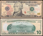 ESTADOS UNIDOS - CEDULA ESCASSA DE 10 DOLLARS COM HAMILTON ANO 2009 - EM ESTADO SOBERBO DE CONSERVAÇÃO