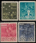 BRASIL SÉRIE COMPLETA DO ANO 1939 RHM C 0146-49  SERIE  Pró - Juventude  EM ESTADO MINT DE CONSERVAÇÃO