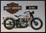 HARLEY DAVIDSON BÉLISSIMO - PLASTICO FLEXIVEL IMANTADO 10X15 BÉLISSIMO CONFORME A FOTO EXIBIDA!