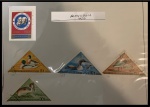 MONGOLIA  - PARTE DE UMA COLEÇÃO DE SELOS TRIANGULARES  EM BÉLISSIMO ESTADO DE CONSERVAÇÃO 5