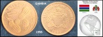 GAMBIA - MOEDA EM ESTADO FLOR DE CUNHO DE CONSERVAÇÃO ANO 1998