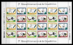 BIENAL INTERNACIONAL DE QUADRINHO - FOLHA COMPLETA ESCASSA RHM  C 1873 A 76 VALOR CAT  57,60 UFS OU R$ 315 REAIS