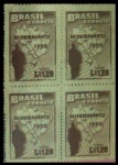 QUADRA DO SELO AÉREO RHM A -077 EM ESTADO MINT DE CONSERVAÇÃO