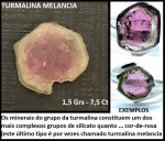 TURMALINA MELANCIA - PEÇA COM AS 3 CORES  - BÉLISSIMA PEÇA PARA JOIAS !!