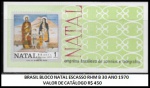 BRASIL BLOCO NATAL ESCASSO RHM B 30 ANO 1970 - VALOR DE CAT R$ 450   - BLOCO ESCASSO EM ESTADO MINT DE CONSERVAÇÃO!