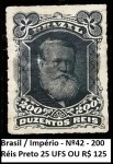 IMPÉRIO SELO D PEDRO DE 80 RÉIS - RHM 40 - VALOR CAT 15 UFS OU R$ 75 REAIS - SELO EM BÉLISSIMO ESTADO DE CONSERVAÇÃO!!