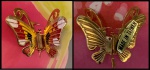 BORBOLETA - PARA PRENDER NO LENÇO OU NA FITA DO CABELO OU NA BLUSA - BÉLISSIMA E MUITO COLORIDA COMO AS BORBOLETAS
