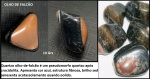 OLHO DE FALCÃO PEÇA DE BRILHO SEDOSO  - BÉLISSIMA PEÇA COLECIONÁVEL!!
