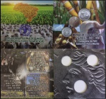 ÁLBUM  SEM A MOEDA - PARA  AS MOEDAS DA F.A.O.  POR ANO AS 3 MOEDAS    -  UM SHOW
