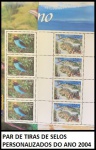 DESPERSONALIZADOS - PAR DE TIRAS DE SELOS RHM C 2596 E 2598 COM 4 SELOS CADA TOTAL 8 SELOS V CAT R$ 160 REAIS  - SELOS  EM ESTADO MINT DE CONSERVAÇÃO