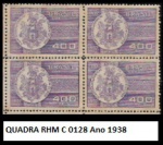 QUADRA RHM C 0128 ANO  1938  - EM EXCELENTE ESTADO  DE CONSERVAÇÃO!