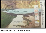 BRASIL - BLOCO ANO 2008 RHM B 150 COM CARIMBO COMEMORATIVO ESCASSO - BLOCO EM ESTADO MINT DE CONSERVAÇÃO