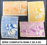 SÉRIE COMPLETA RHM C 82 A 85 ANO 1935 -V CAT R$ 225 REAIS -   EM ESTADO MINT DE CONSERVAÇÃO CONFORME A FOTO EXIBIDA!!!