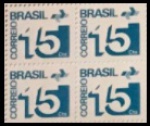 QUADRA DE SELO ESCASSO RHM 546 DO ANO 1975  - EM  ESTADO MINT DE CONSERVAÇÃO!