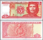 CUBA   - CEDULA DE  3 PESOS DO ANO 2004 COMEMORATIVA CHE GUERVARA EM ESTADO FLOR DE ESTAMPA DE CONSERVAÇÃO