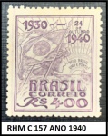 RHM C 157 ANO 1940   -   EM ESTADO MINT DE CONSERVAÇÃO CONFORME A FOTO EXIBIDA!!!