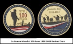 HOMENAGEM AOS 100 ANOS DA  PRIMEIRA GUERRA MUNDIAL  PERIODO  1918 2018 EM  ESTADO FLOR DE CONSERVAÇÃO !