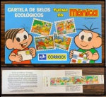 BRASIL CADERNETA TURMA DA MONICA RHM CD 20 VALOR DE CAT R$ 240 REAIS - CADERNETA EM ESTADO MINT DE CONSERVAÇÃO