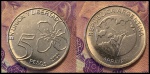 ARGENTINA - MOEDA DE 5 PESOS DO ANO 2020 CHOMENAGEM A ARRAYAN - MOEDA EM ESTADO SOBERBO DE CONSERVAÇÃO