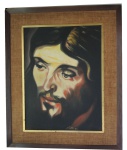 AILTON - OST Representando face de Cristo, acid e datado 72, medindo 47 x 63 cm. Este lote encontra-se em Nogueira, Petrópolis.