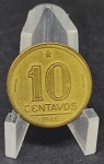 V182B BRASIL 10 CENTAVOS 1946 REVERSO HORIZONTAL SOB.