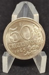 V286B BRASIL 50 CRUZEIROS 1965 REVERSO HORIZONTAL FC.