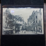 Bilhete Postal do Brazil, Avenida Rio Branco (392), Rio de Janeiro. A. Ribeiro, Rua Ambrosina 25 Aldeia Campista. Circulado 1917. Nº135