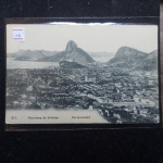 Bilhete Postal do Brazil, Panorama de Botafogo (278), Rio de Janeiro. A. Ribeiro, Rua Ambrosina 25 Aldeia Campista. Nº136
