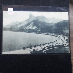 Bilhete Postal do Brazil, Corcovado e Botafogo (386), Rio de Janeiro. A. Ribeiro, Rua Ambrosina 25 Aldeia Campista.  Nº 153