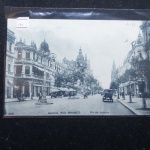 Bilhete Postal do Brazil, Avenida Rio Branco (355), Rio de Janeiro. A. Ribeiro, Rua Ambrosina 25 Aldeia Campista.  Nº 154