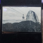 Bilhete Postal do Brazil, Caminho Aereo Pão DAssucar, Rio de Janeiro (366).  A. Ribeiro, Rua Ambrosina 25 Aldeia Campista. Circulado 1917. Nº169