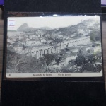 Bilhete Postal do Brazil, Arqueduto do Carioca, Rio de Janeiro (85). A. Ribeiro, Travessa Ambrosina N. 1 Andarahy. Circulado. Nº212