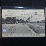 Bilhete Postal do Brazil, Caes Pharoux, Rio de Janeiro (162), A. Ribeiro, circulado 1906. Nº241