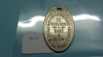 3111 – Etiqueta de Metal da Cia Internacional de Seguros – nº 3354 Série L