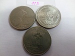 113 – Moeda Mundo – 03 moedas Quarter dos Estados.