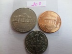 108 – Moeda Mundo – EUA – lote com 03 Moedas.