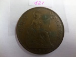 121 – Moeda Mundo -  Inglaterra One Penny 1931 Estados.