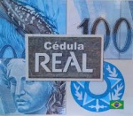 Folder VAZIO para cédula 100 reais da  Primeira Família